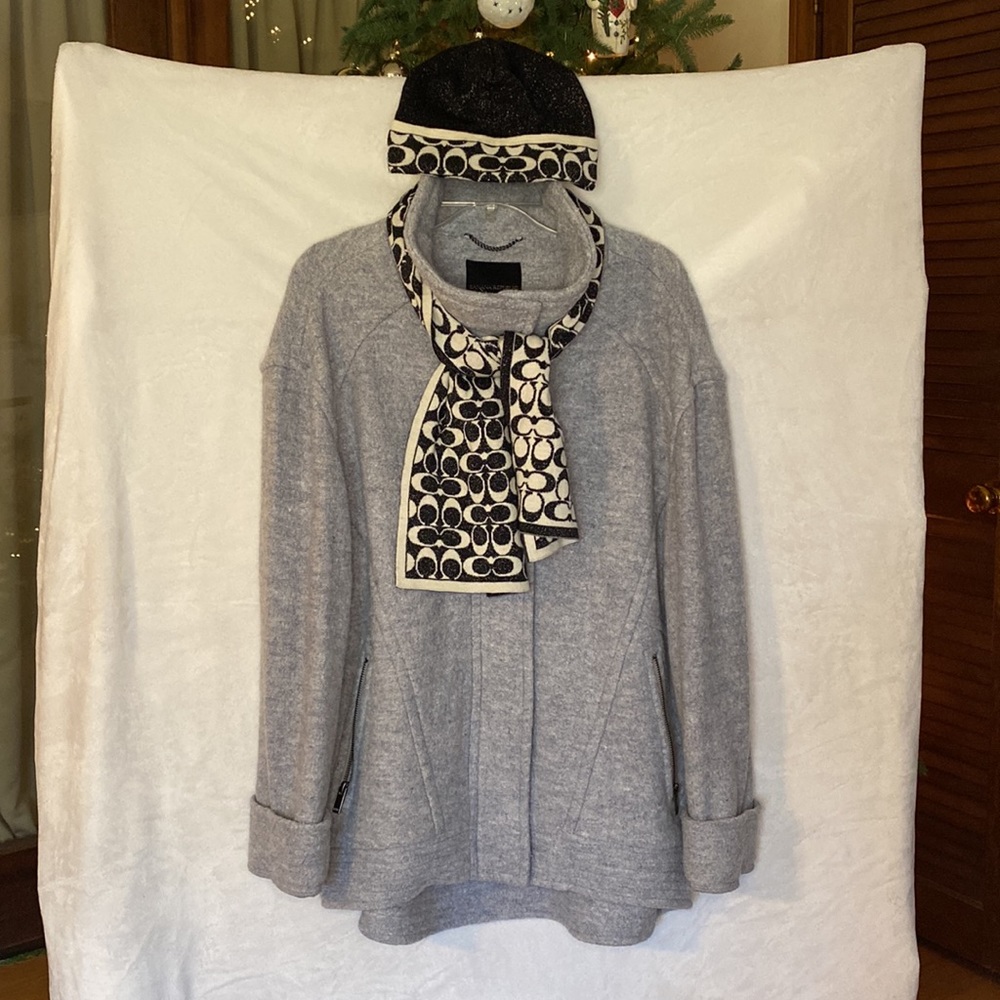 Banana Republic light wool car coat